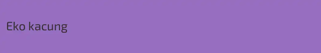 Eko kacung